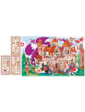 Puzzle obserwacyjne Apli Kids - Zamek 104 el.5+