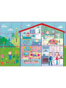 Puzzle w kartonowym domku Apli Kids - W domu 3+