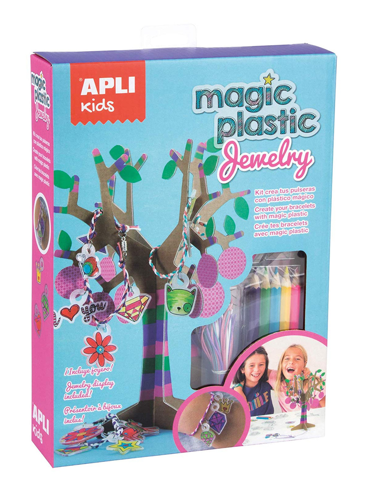 Zestaw z magicznym plastikiem Apli Kids - Biżuteria