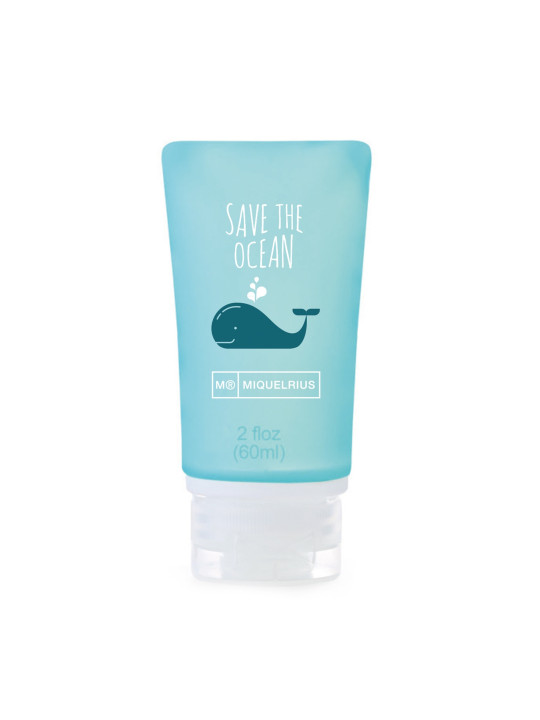 Pojemniczek podróżny Save The Ocean 60 ml - Zielony