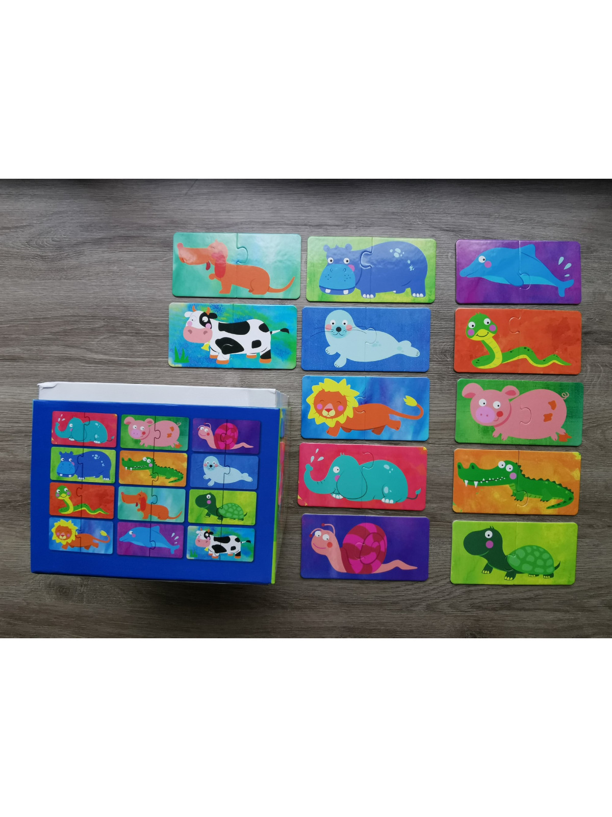 Zestaw Puzzli dla dzieci 3w1 Apli Kids