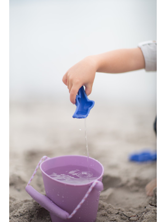 Składane wiaderko do wody i piasku Scrunch Bucket - Miętowy