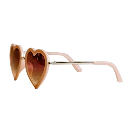 Okulary przeciwsłoneczne Elle Porte Classic - Heart Peach 3-12 lat