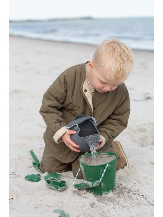 Składane wiaderko do wody i piasku Scrunch Bucket - Szary