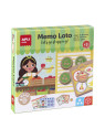 Drewniana gra Apli Kids - Memo Lotto Zakupy