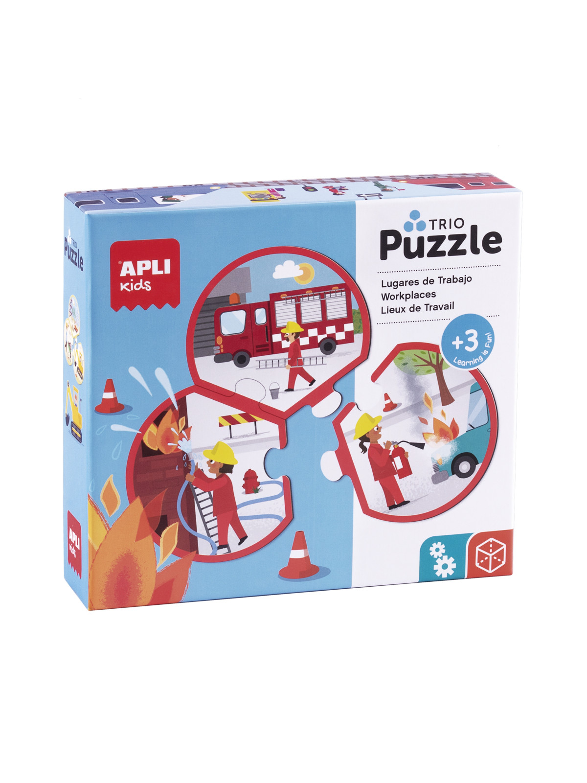 Puzzle trzyczęściowe Apli Kids - Zawody 3+