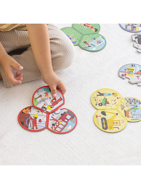 Puzzle trzyczęściowe Apli Kids - Zawody 3+