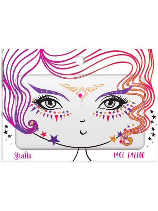 Naklejki na twarz Face Tattoo Snails - Fairy Dust