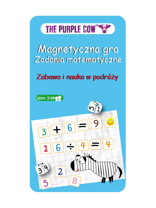 Gra magnetyczna The Purple Cow - Zadania matematyczne