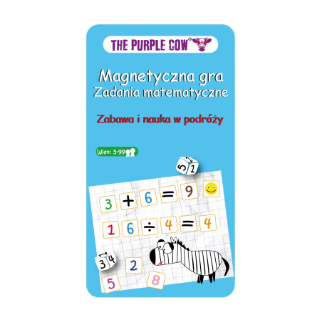 Gra magnetyczna The Purple Cow - Zadania matematyczne