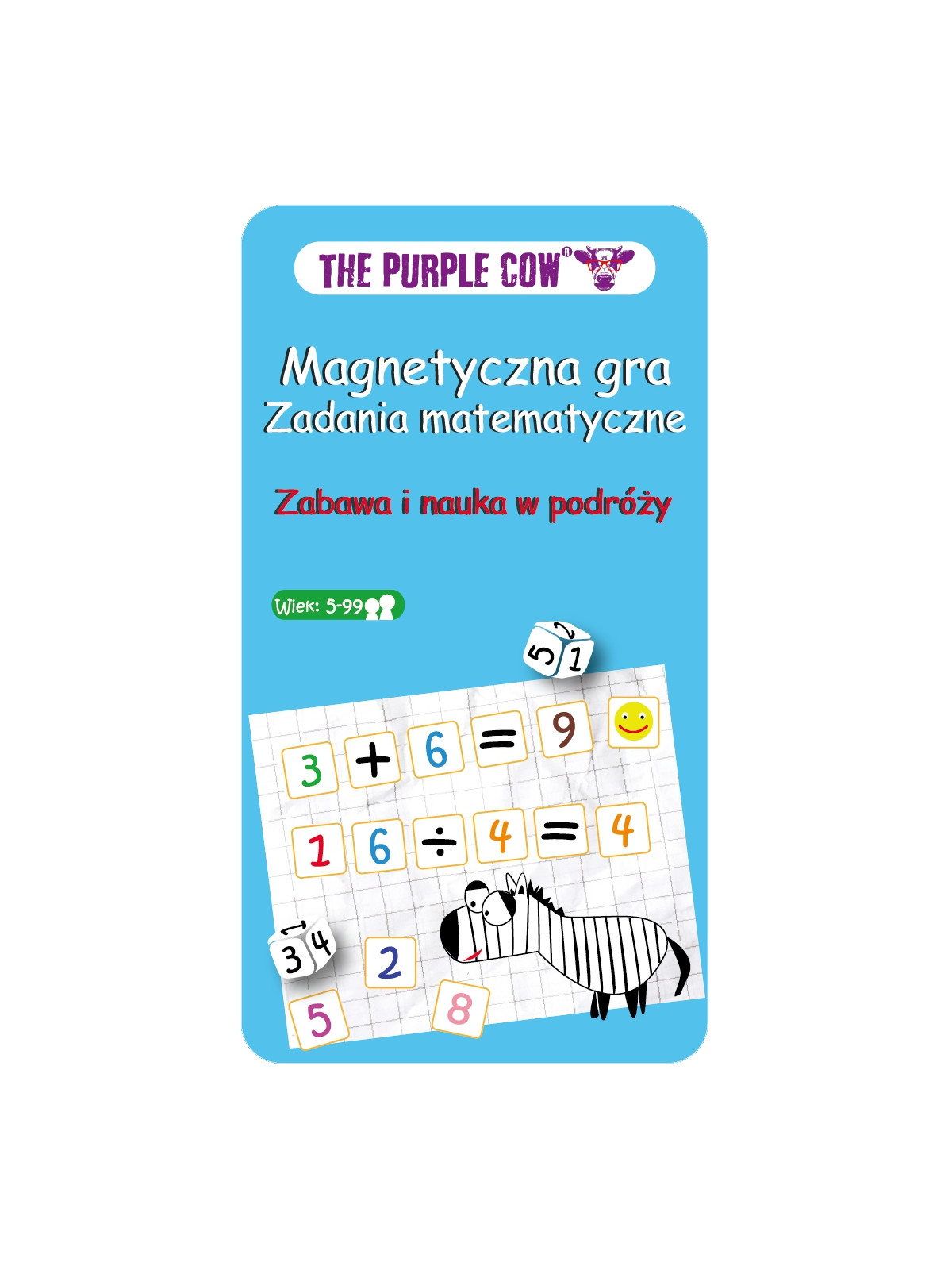 Gra magnetyczna The Purple Cow - Zadania matematyczne