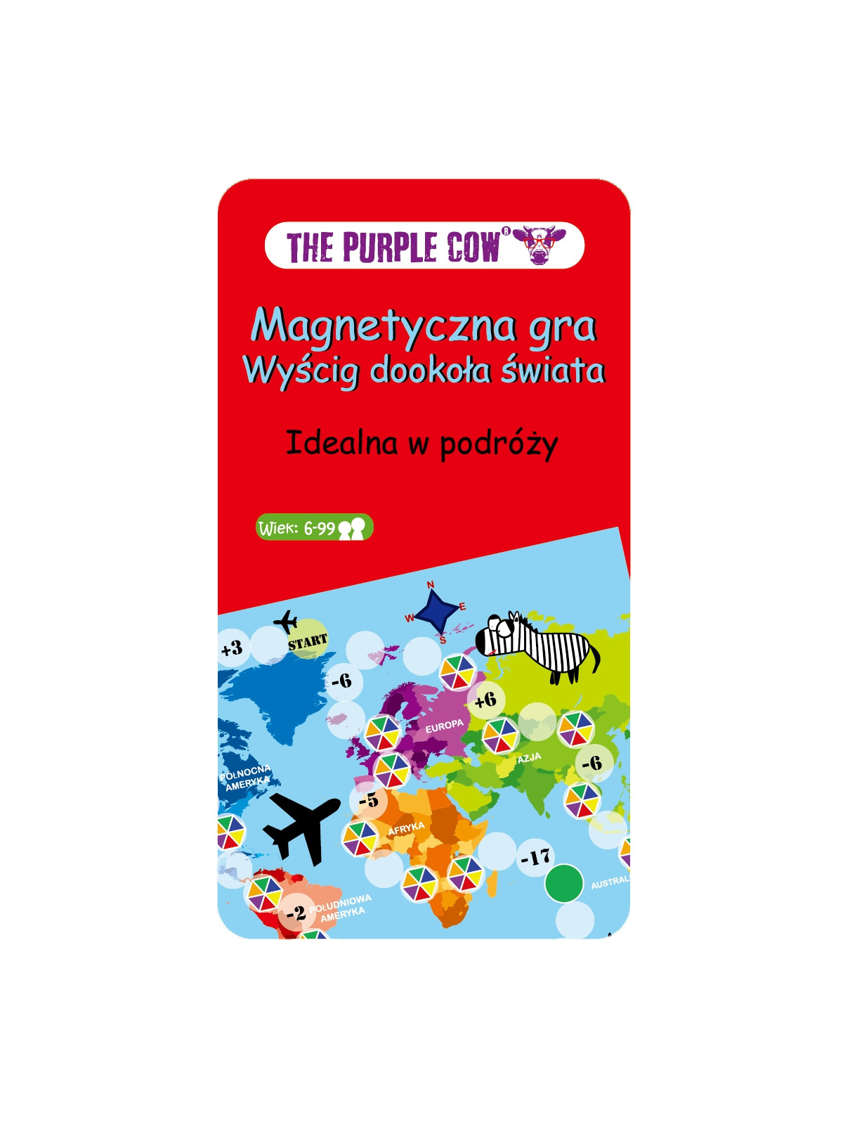 Gra magnetyczna The Purple Cow - Wyścig dookoła świata