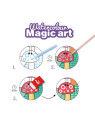 Zestaw artystyczny z akwarelami i magicznym markerem Apli Kids - Magic Art