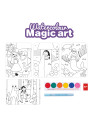 Zestaw artystyczny z akwarelami i magicznym markerem Apli Kids - Magic Art