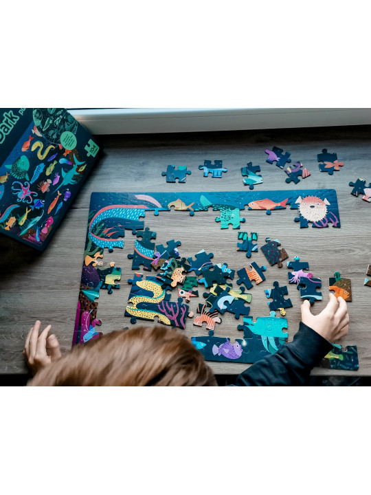 Puzzle świecące w ciemności Apli Kids - Ocean 5+