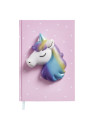 Notatnik A5 z miękką figurką Squishy Miquelrius  Unicorn