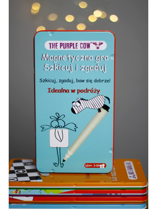 Gra magnetyczna The Purple Cow - Szkicuj i Zgaduj