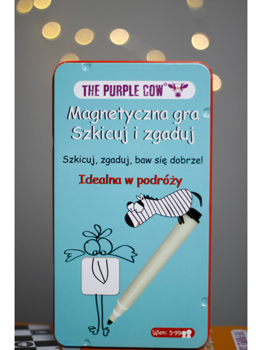 Gra magnetyczna The Purple Cow - Szkicuj i Zgaduj