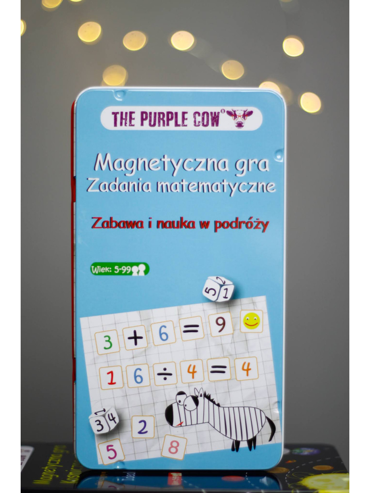 Gra magnetyczna The Purple Cow - Zadania matematyczne