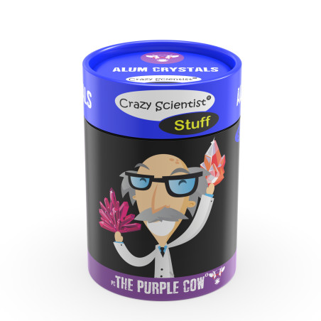 Mini eksperymenty The Purple Cow - Kryształ ałunu