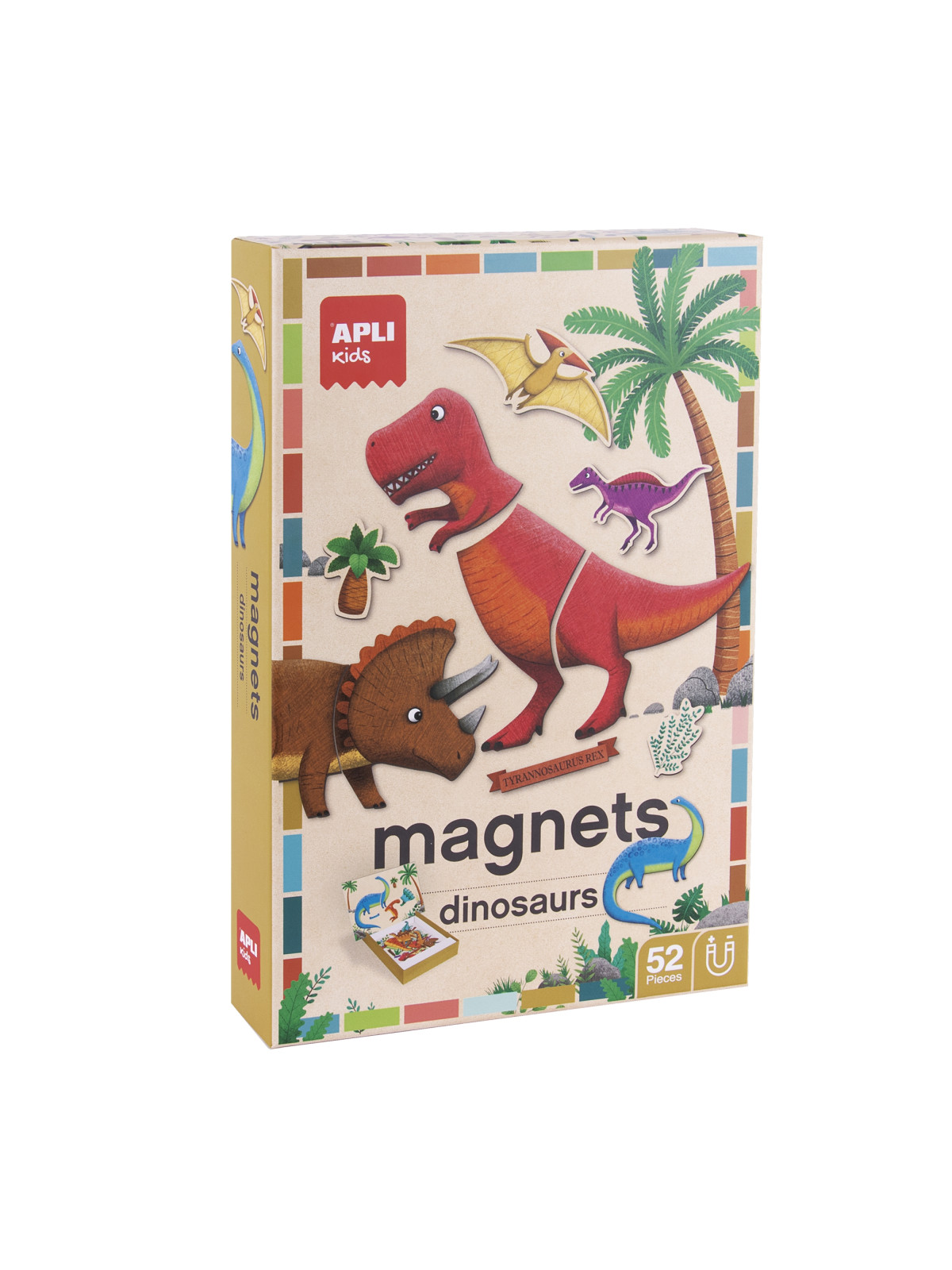 Magnetyczna układanka Apli Kids - Dinozaury