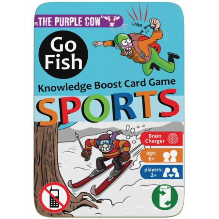 Podróżna gra karciana Kwartet The Purple Cow - Go Fish Sport