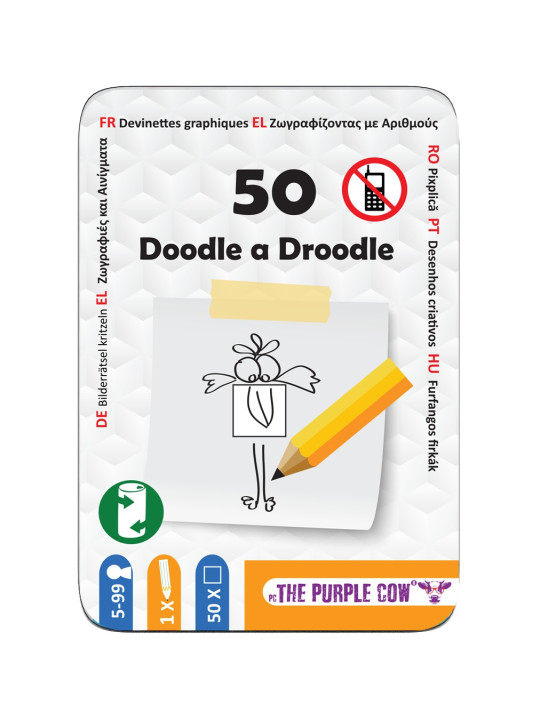 Podróżne łamigłówki The Purple Cow - 50 Doodle A Droodle