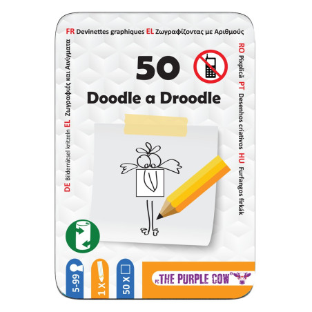 Podróżne łamigłówki The Purple Cow - 50 Doodle A Droodle