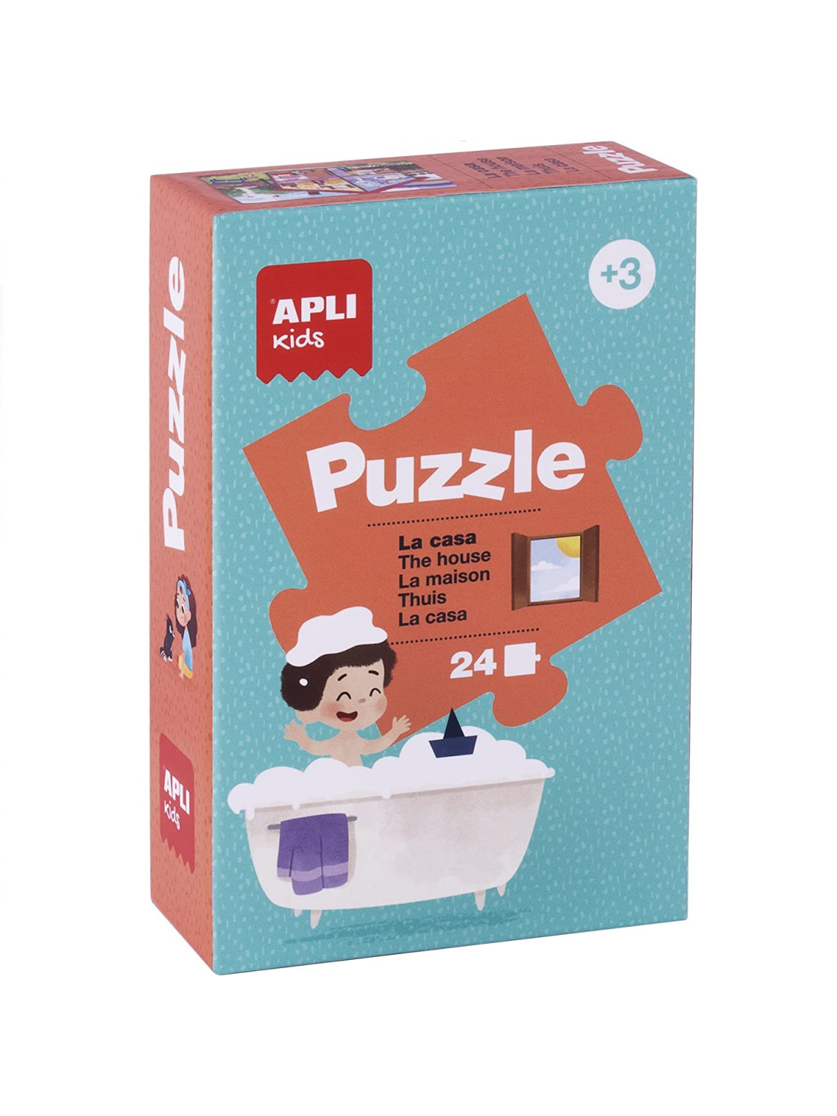 Zestaw puzzli edukacyjnych Apli Kids 6 szt.