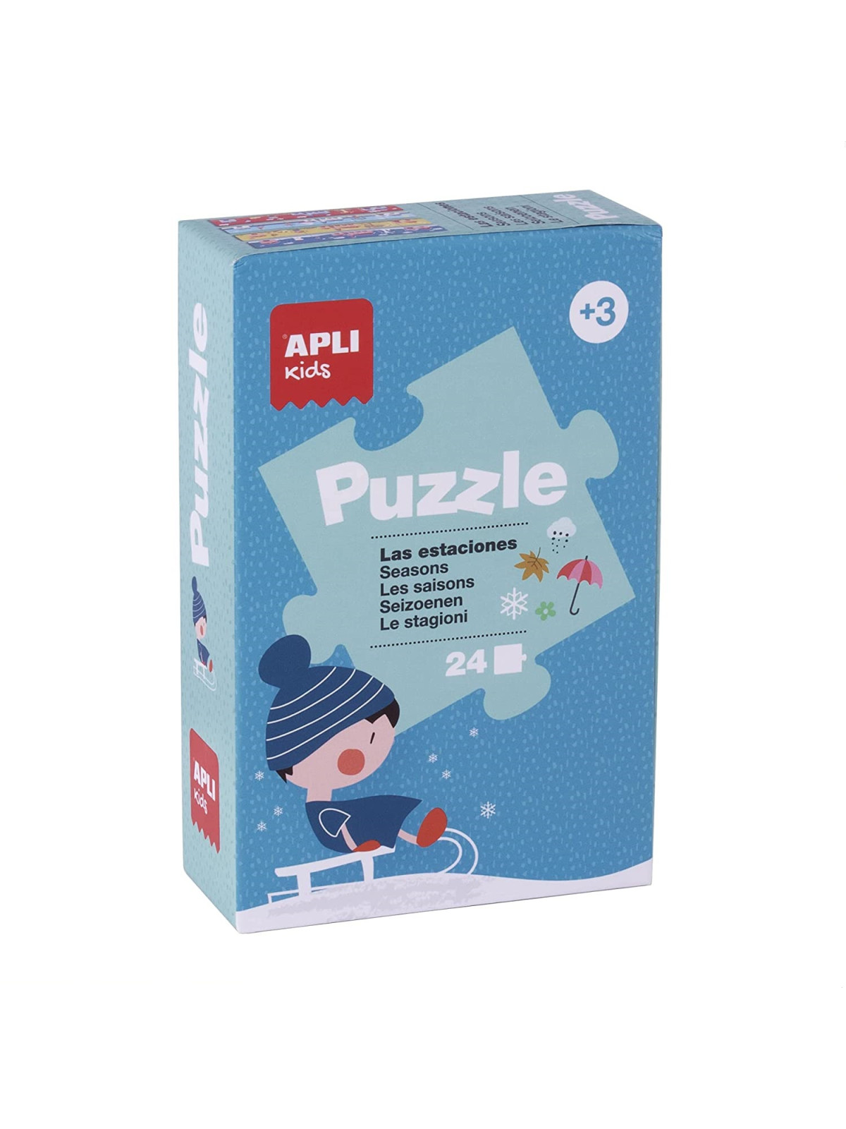 Zestaw puzzli edukacyjnych Apli Kids 6 szt.