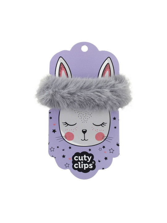 Gumka do włosów Cuty Clips Snails - Fluffy Bunny Grey