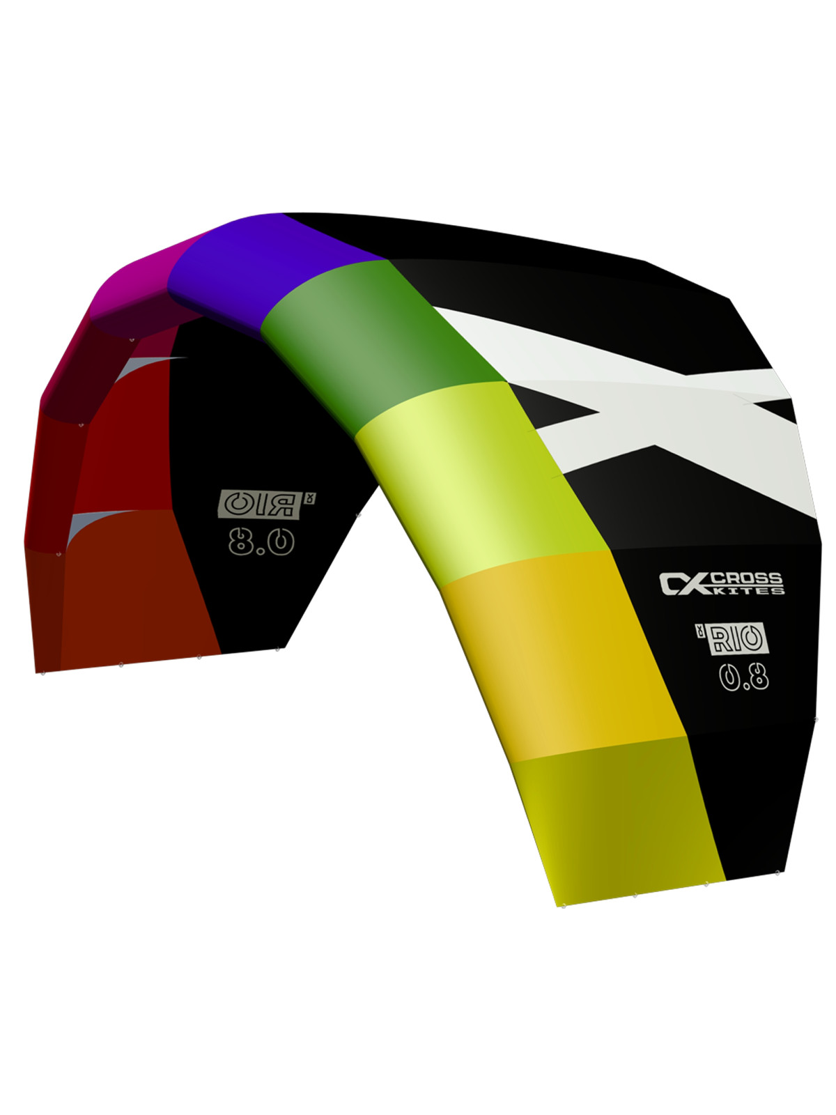 Latawiec Cross Kites RIO 1.2 Rainbow