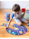 Puzzle okrągłe w tubie Apli Kids - Układ Słoneczny 5+