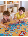 Puzzle z magicznymi okularami Apli Kids - Plaża 4+