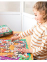 Puzzle obserwacyjne Apli Kids - Zamek 104 el.5+