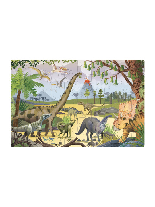 Puzzle świecące w ciemności Apli Kids - Dinozaury 4+