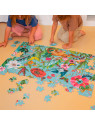 Puzzle świecące w ciemności Apli Kids - Kwiaty 6+