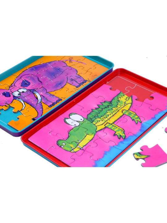 Gra magnetyczna The Purple Cow - Puzzle