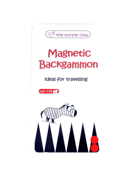 Gra magnetyczna The Purple Cow - Backgammon (Tryktrak)