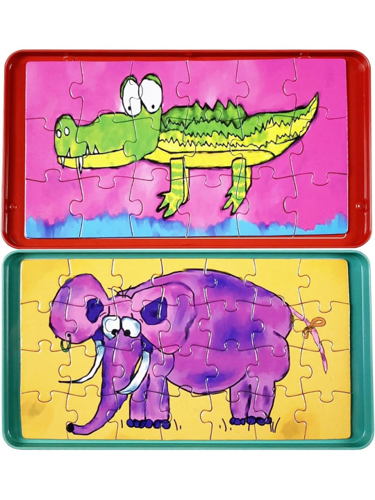 Gra magnetyczna The Purple Cow - Puzzle