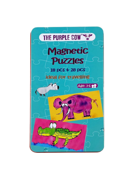 Gra magnetyczna The Purple Cow - Puzzle