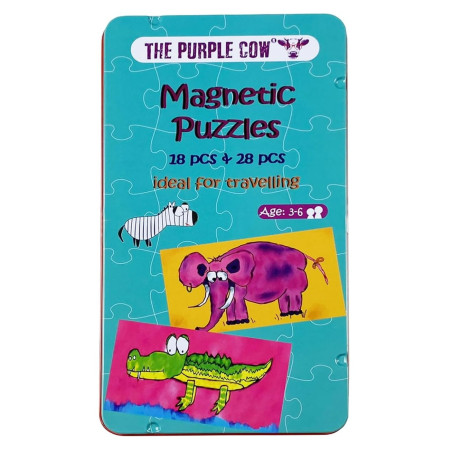 Gra magnetyczna The Purple Cow - Puzzle