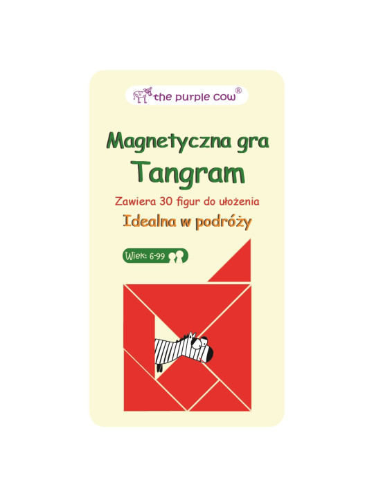 Gra magnetyczna The Purple Cow - Tangram