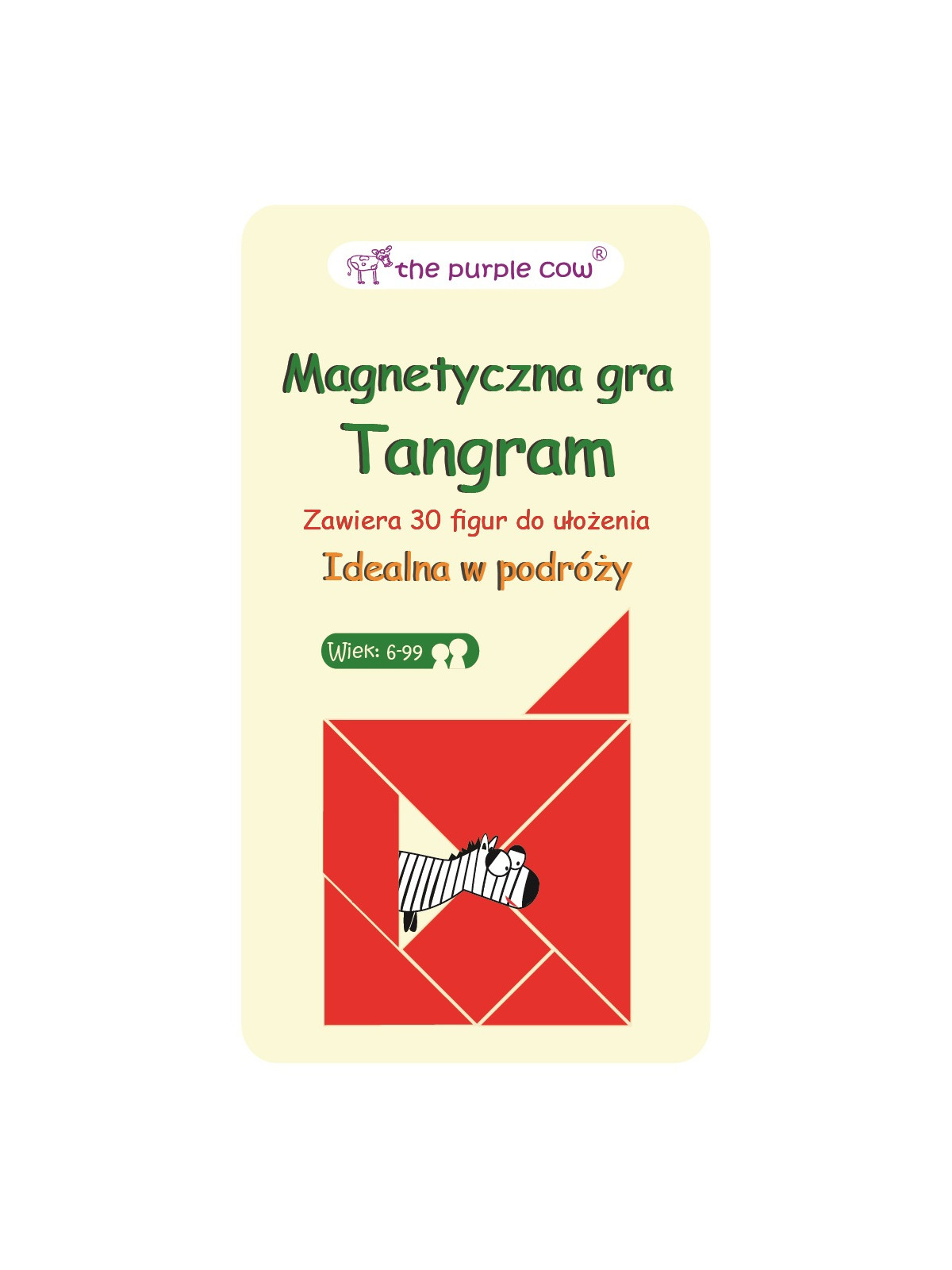 Gra magnetyczna The Purple Cow - Tangram