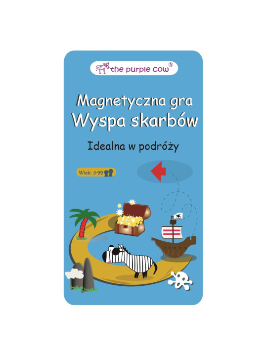 Gra magnetyczna The Purple Cow - Wyspa Skarbów