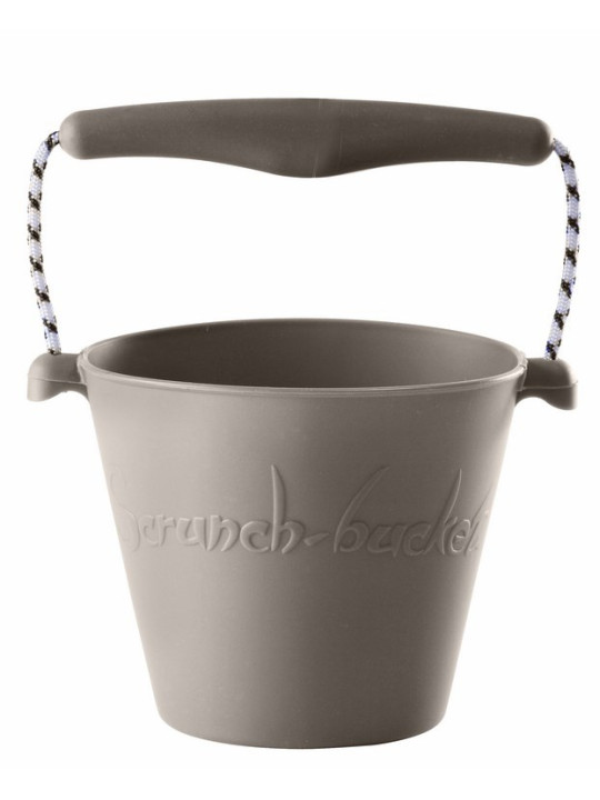 Składane wiaderko do wody i piasku Scrunch Bucket - Szary