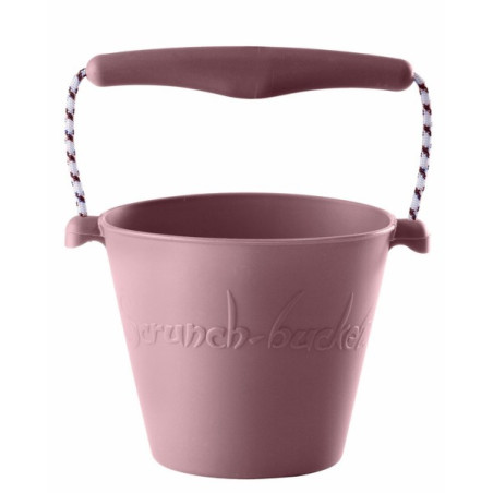 Składane wiaderko do wody i piasku Scrunch Bucket - Pudrowy Róż