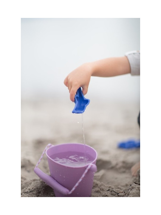 Składane wiaderko do wody i piasku Scrunch Bucket - Lila