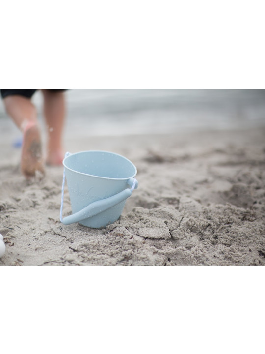 Składane wiaderko do wody i piasku Scrunch Bucket - Błękitny