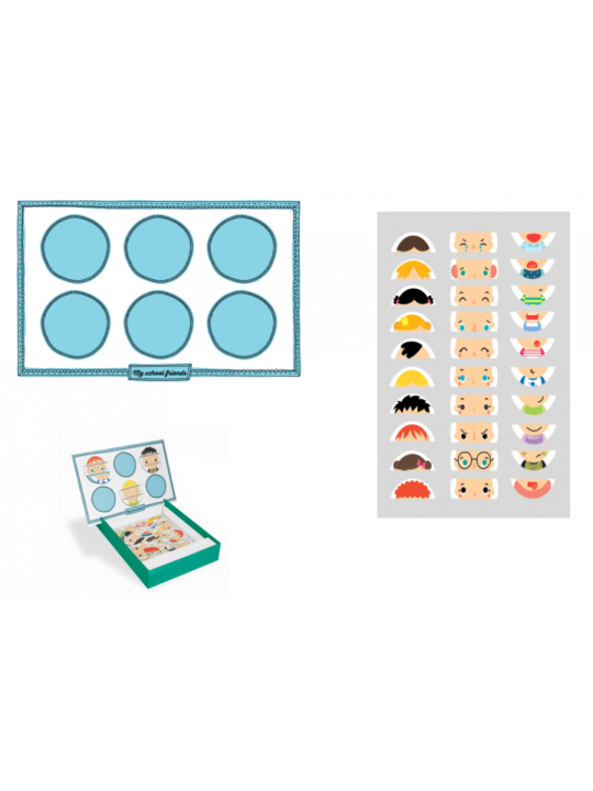 Magnetyczna układanka Apli Kids - Emocje